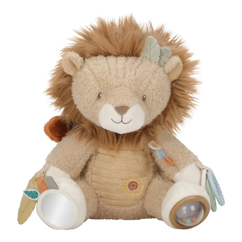 Safari Friends Activiteitenknuffel Leeuw - Geel