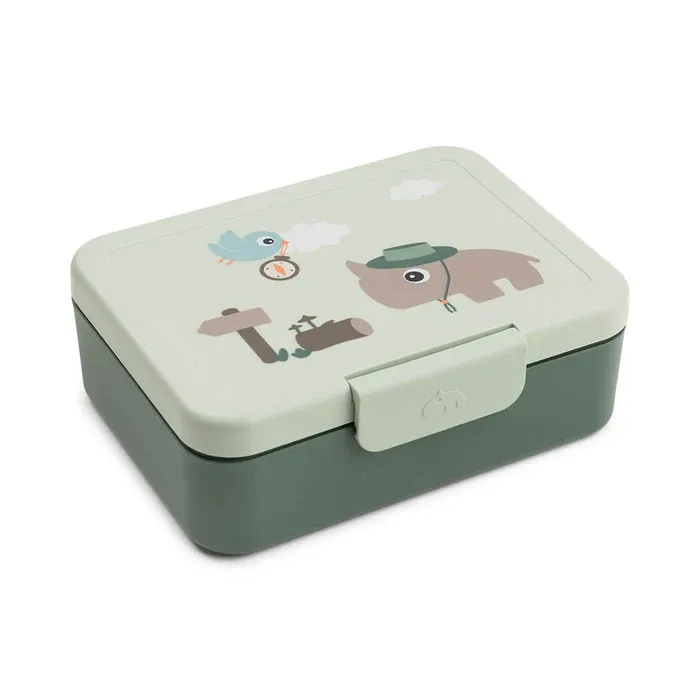 Done by Deer Ontbijtbox met tussenschot - Tiny trails - Groen