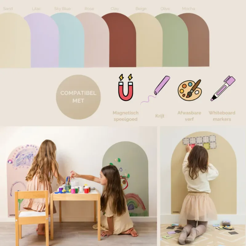 Kimberly Verplaatsbare Magnetische Muursticker