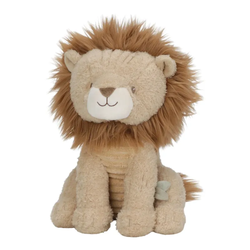 LD Safari Friends Knuffel Leeuw - Geel - 25 cm
