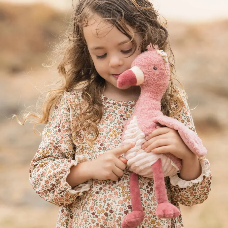 Safari Friends Knuffel Flamingo - Roze - 35 cm