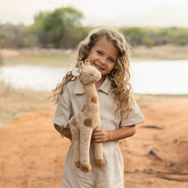 Safari Friends Knuffel Giraf - Geel