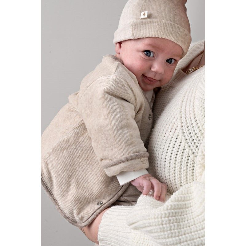 Feetje Omkeerbaar jasje velours rib - The Cuddle Company