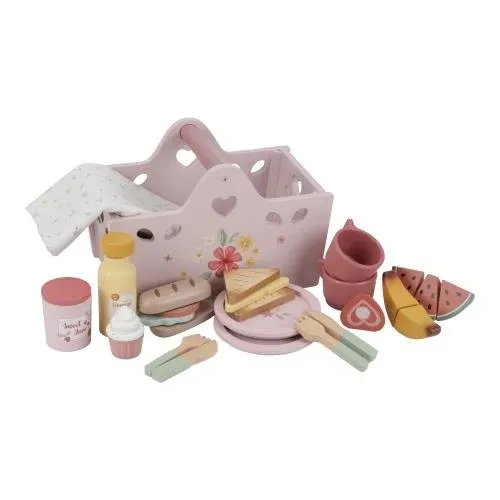 LD Essentials Houten Picknickset - Meerkleurig - Essentials