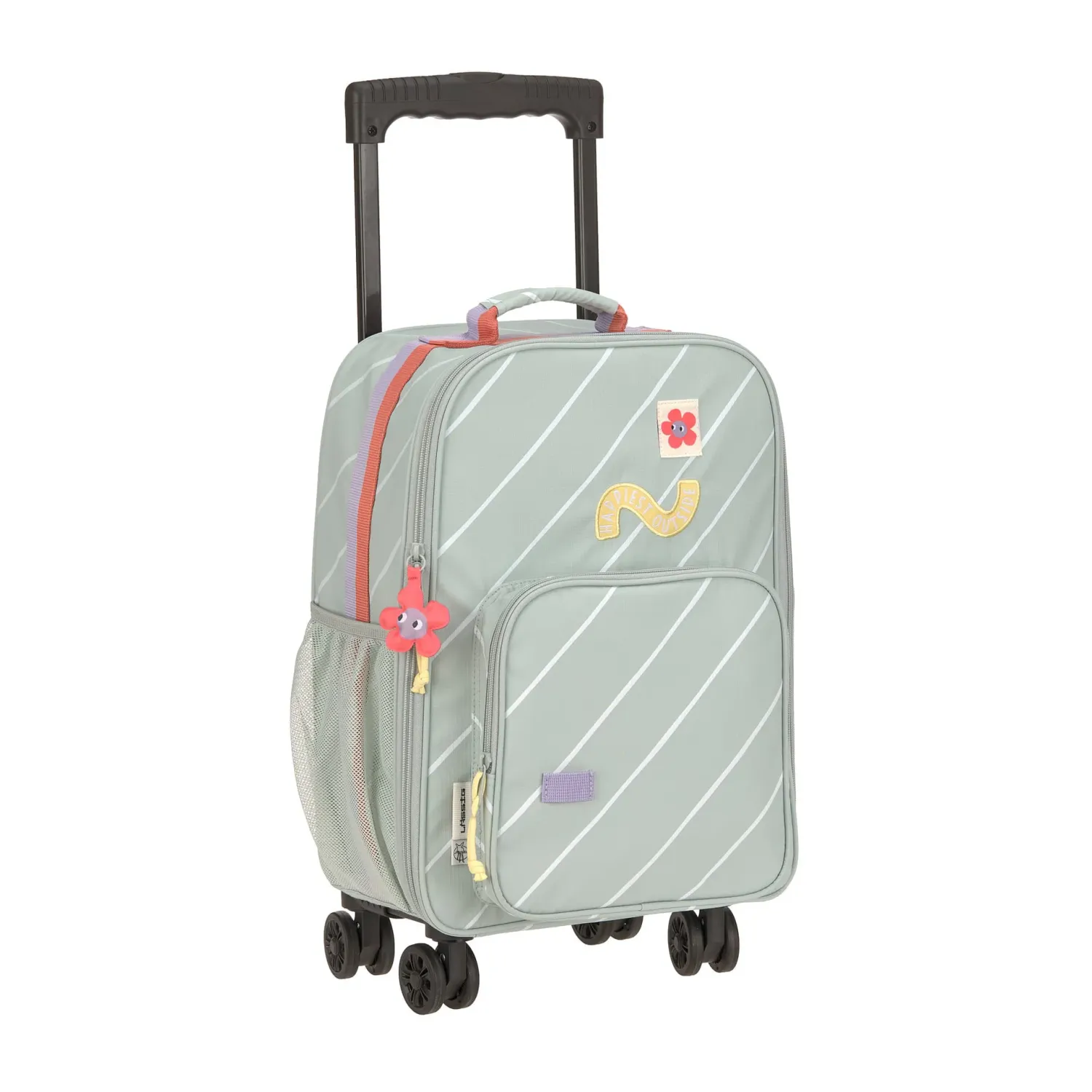 Lässig Kinderkoffer - trolley, Happy Trails, bloem