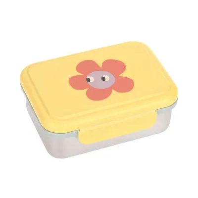 Lässig Kinderlunchbox - roestvrijstalen lunchbox, Happy Trails bloem