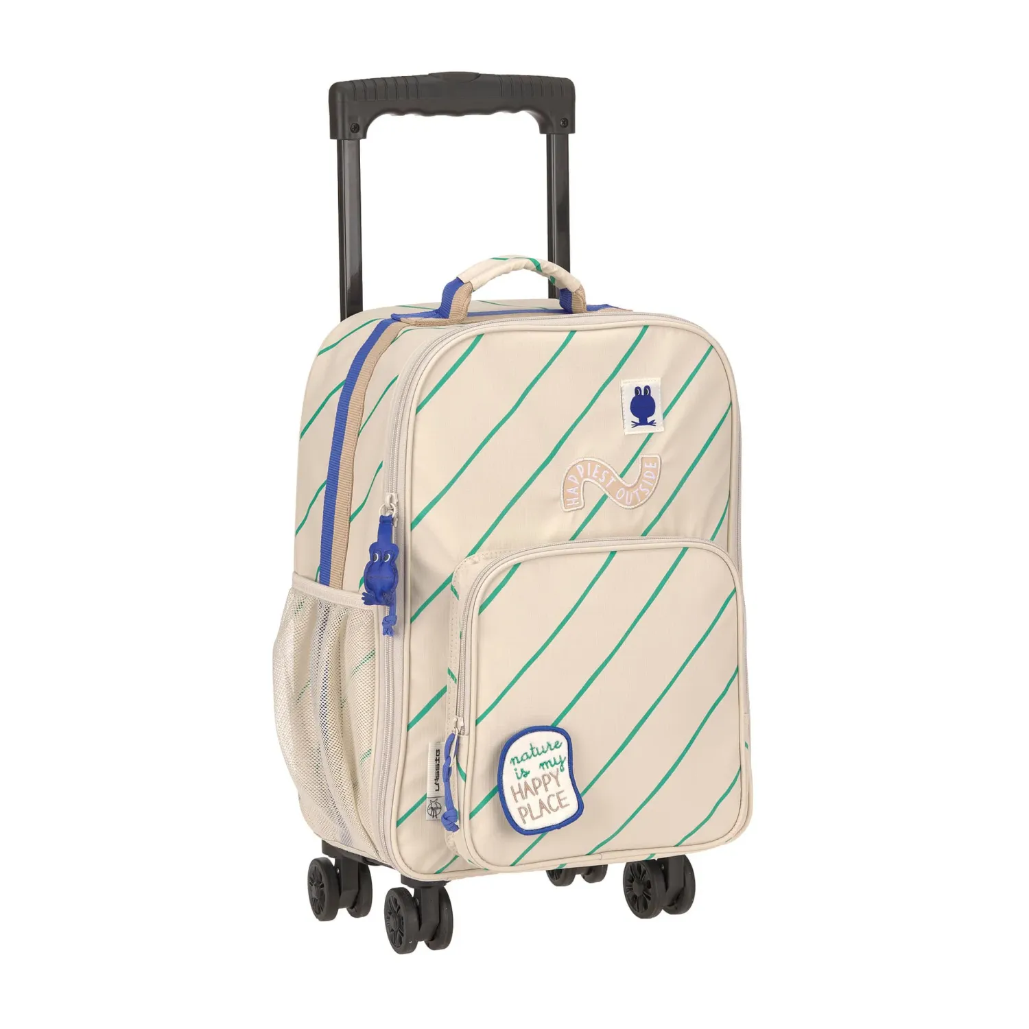 Kinderkoffer - trolley, Happy Trails, kikker
