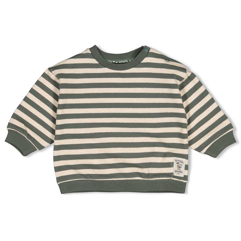 Feetje Sweater streep oversized - Wiggle and Waddle