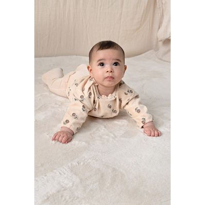 Feetje Sweater velours rib met borduursels - Lucky Bloombird