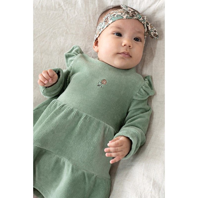 Feetje Jurk velours rib - Lucky Bloombird