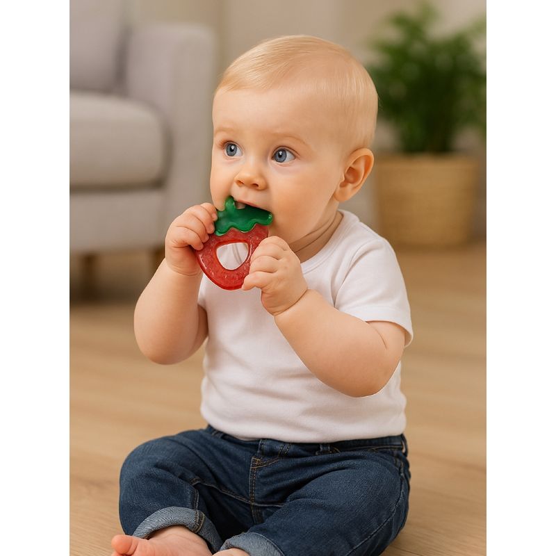 Bo Jungle Water Teether Strawberry 2 stuks