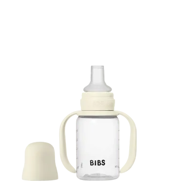 Bibs Siliconen drinktuit voor babyflesje 150 ml - Ivoor - Sage