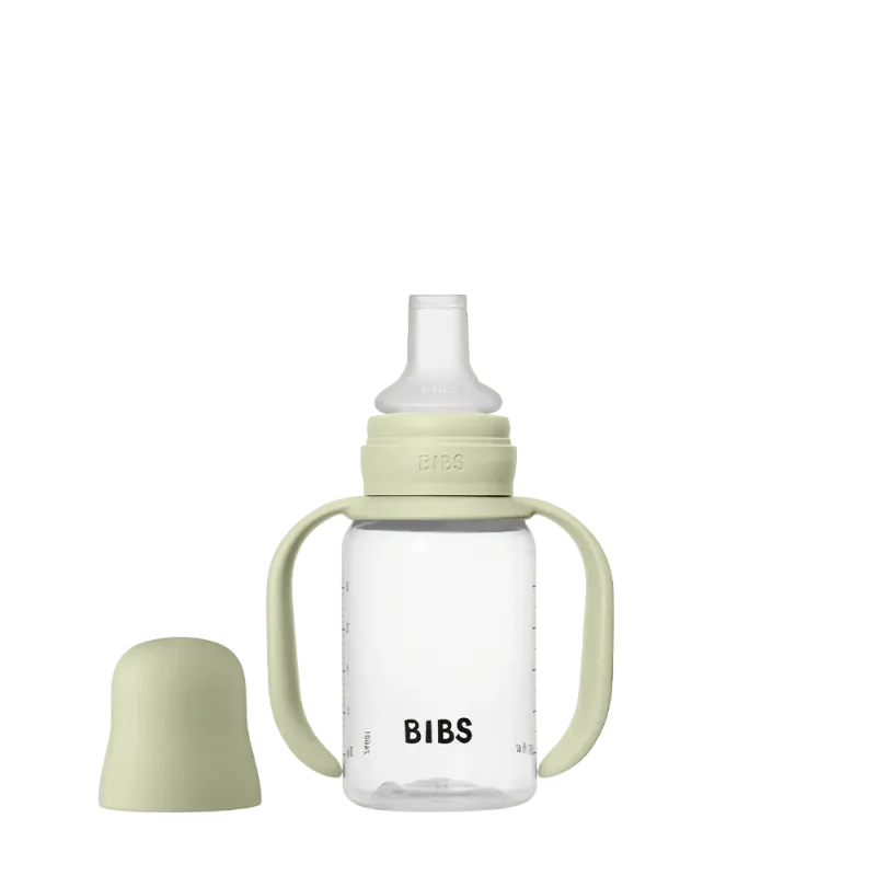 Bibs Siliconen drinktuit voor babyflesje 150 ml - Ivoor - Sage