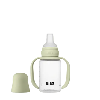Bibs Siliconen drinktuit voor babyflesje 150 ml - Ivoor - Sage