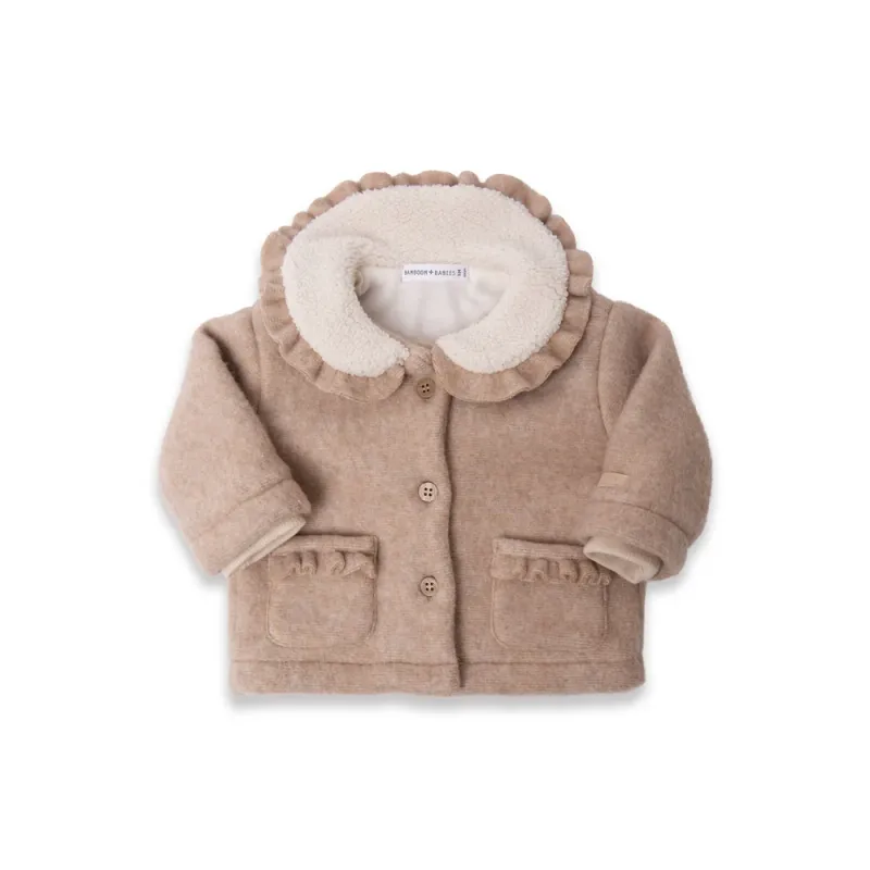 Bamboom Meisjesjas - MELANGE SAND 181