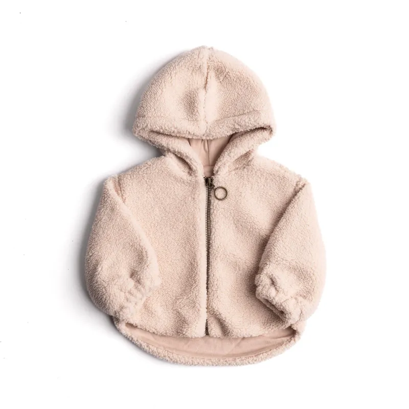 Bamboom Teddyjasje met capuchon - Whisper Pink 570