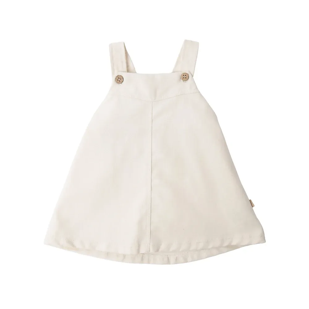 Bamboom Salopette bimba - WARM WHITE 345