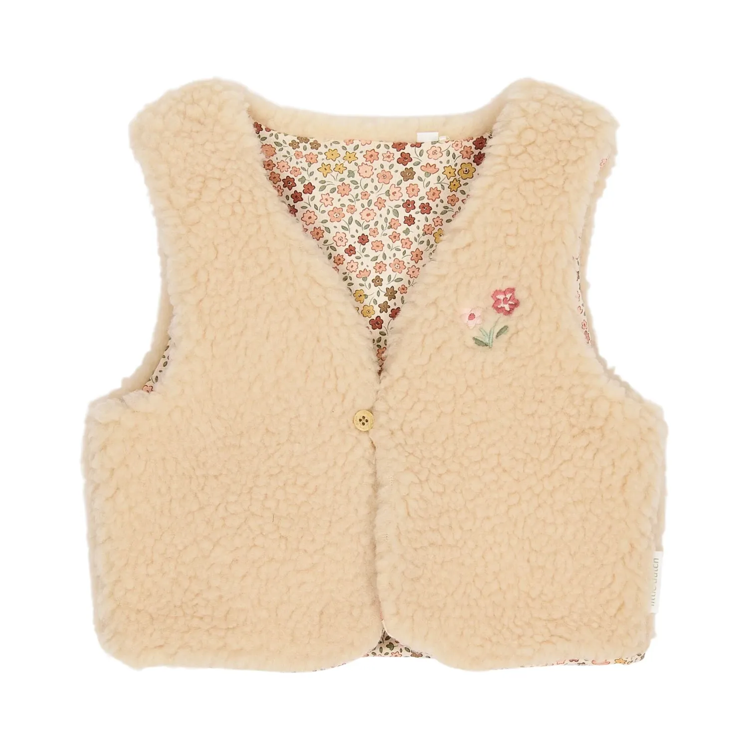 LD Safari Friends Teddy Gilet Beige