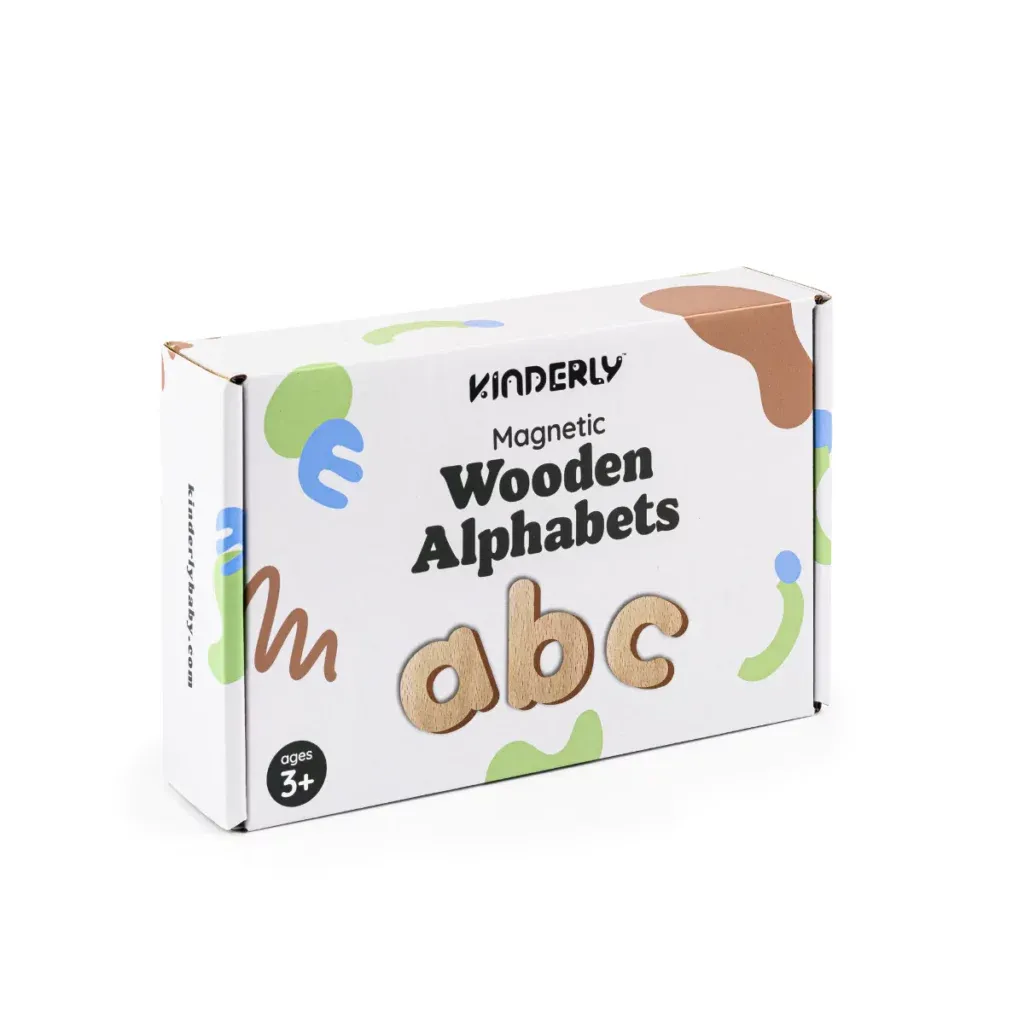 Magnetisch Houten Alfabet