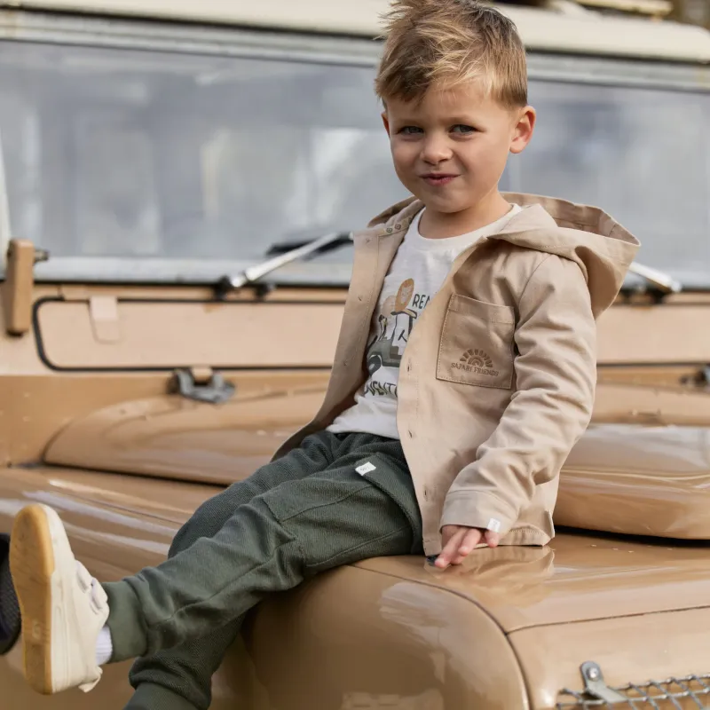 LD Safari Friends Overshirt Beige met Capuchon
