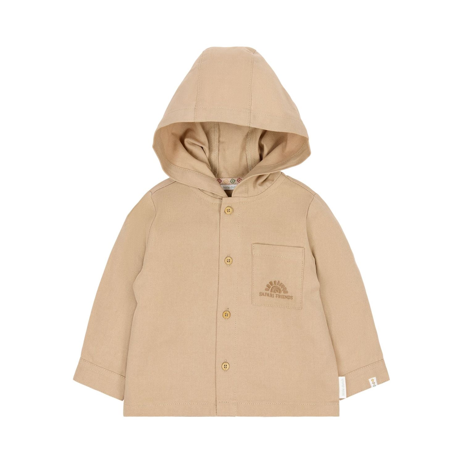 LD Safari Friends Overshirt Beige met Capuchon