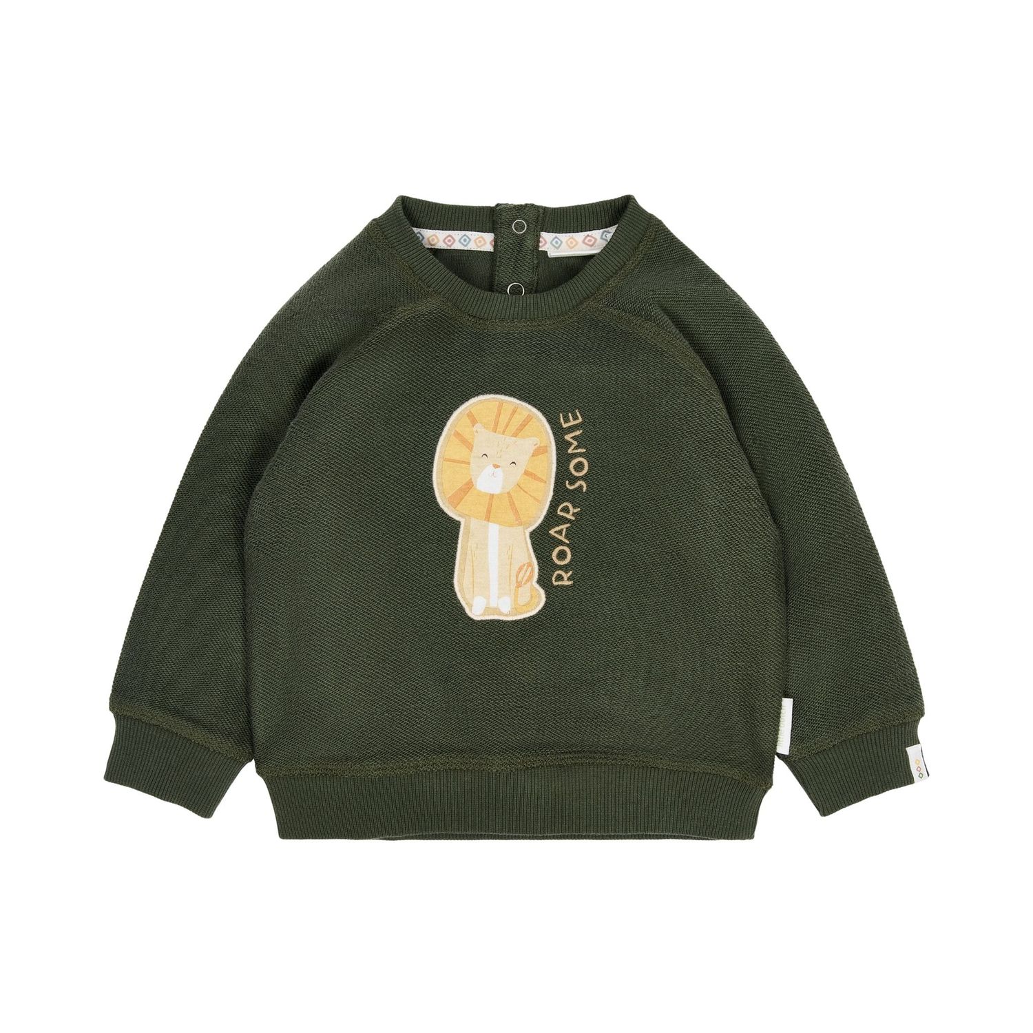 LD Safari Friends Sweater Groen met dierenprint