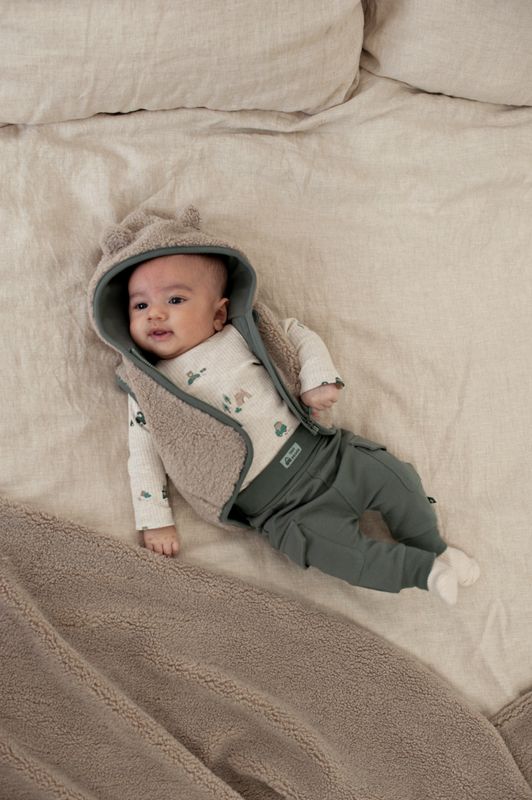 Feetje Broek - Beep Beep Zeegroen