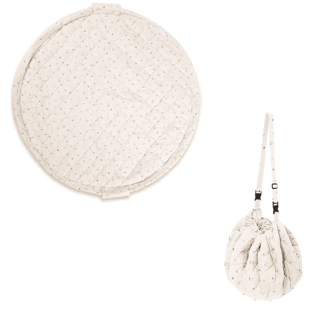 organic babyspeelkleed &amp; reistas - moon