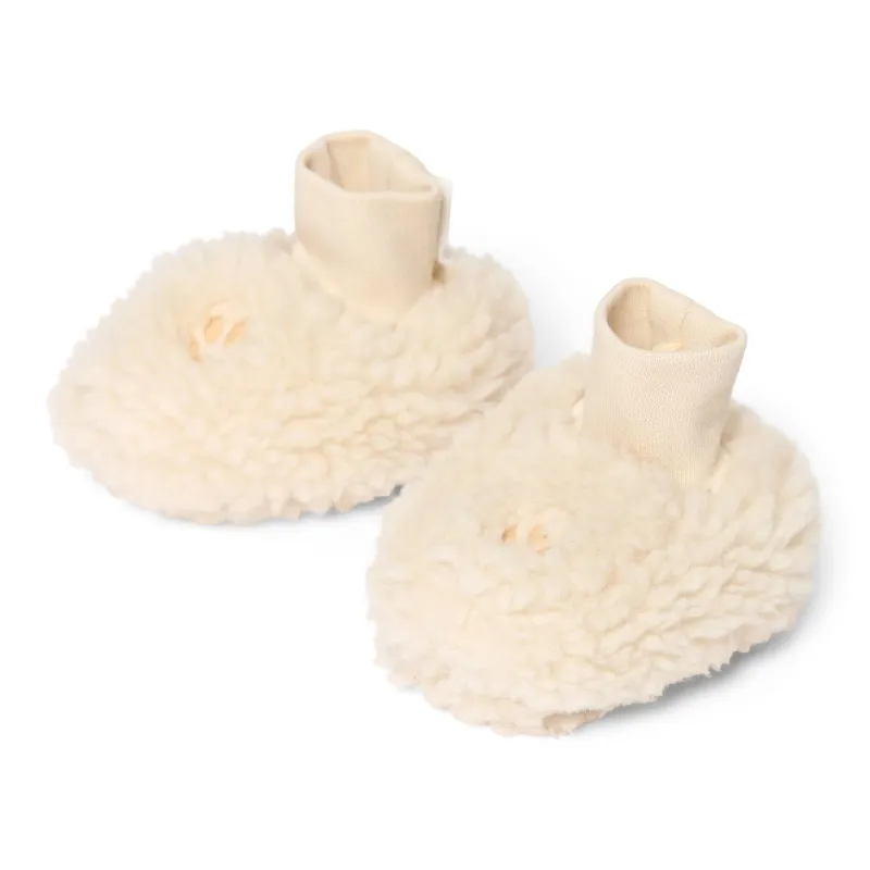 Safari Friends Teddy baby Slofjes Zand Pootjesprint Size 2, 3-9maand
