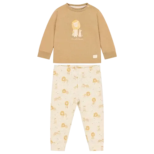 Safari Friends Twee-delige pyjama safari leo