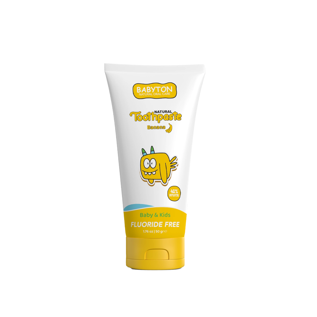 Tandpasta Baby &amp; Kind Fluoridevrij | Banaan (50g)