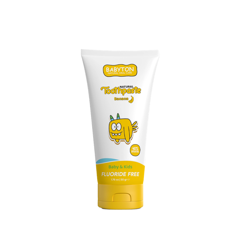 Tandpasta Baby &amp; Kind Fluoridevrij | Banaan (50g)