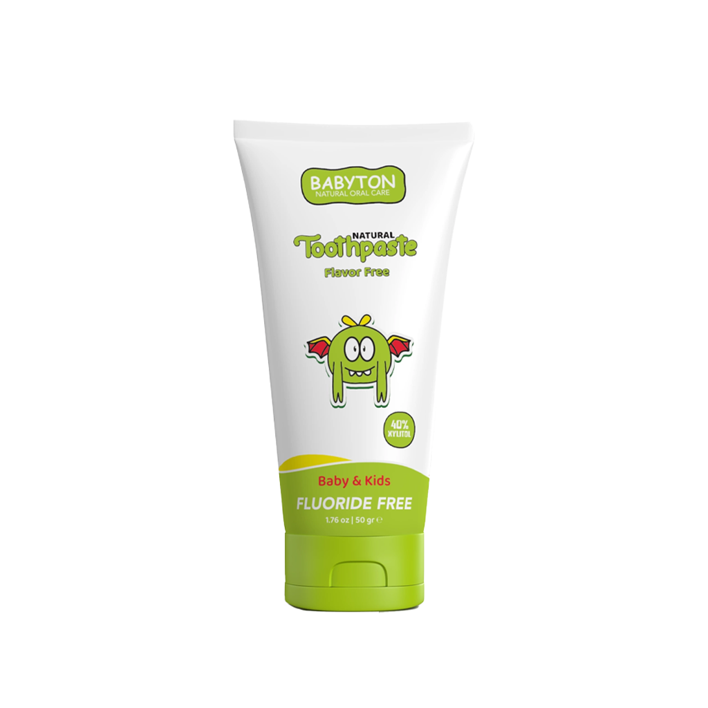 Tandpasta Baby &amp; Kind Fluoridevrij | Zonder Smaak (50g)