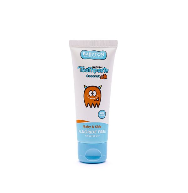 Tandpasta Baby &amp; Kind Fluoridevrij | Kokos (50g)