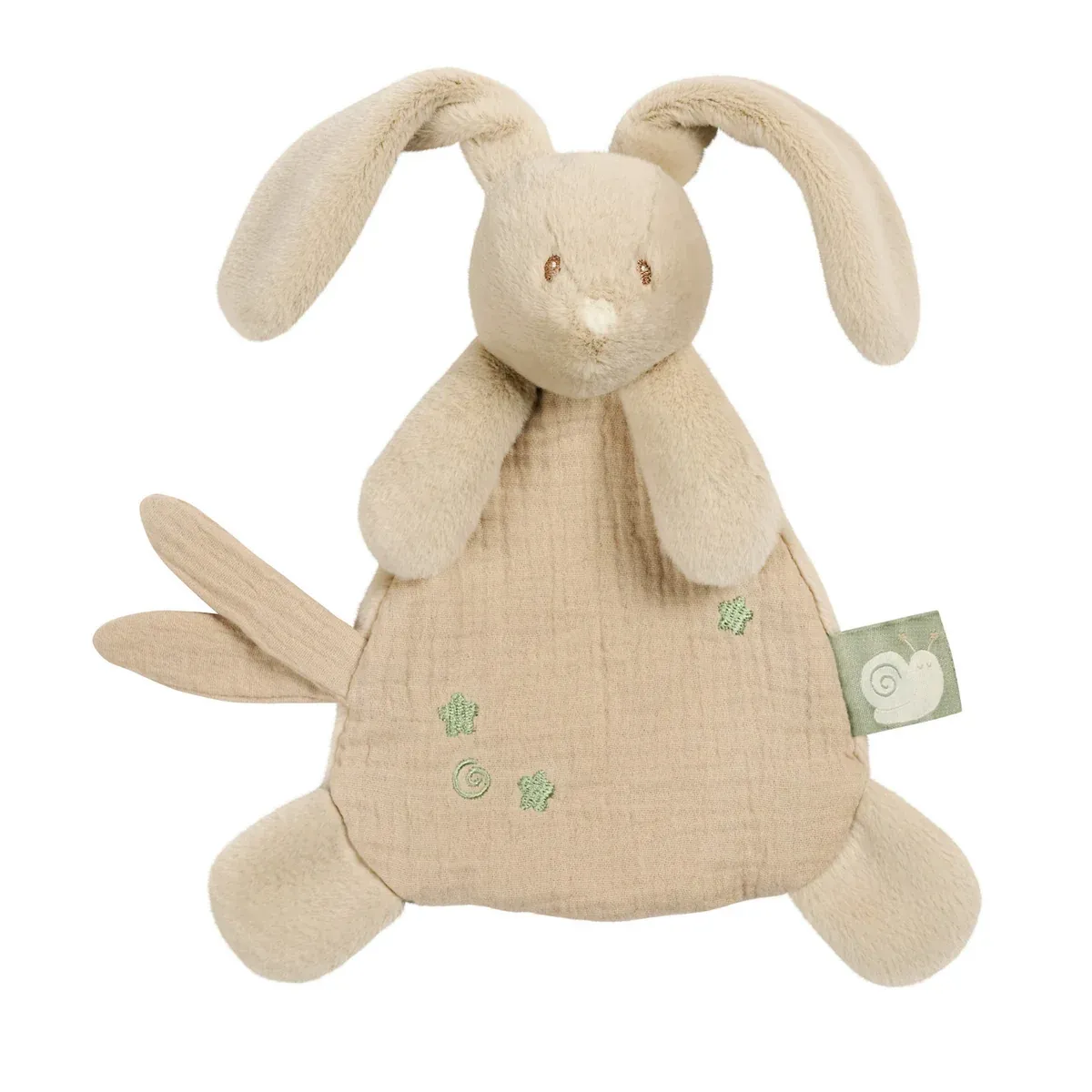 LouLou Mini Knuffelkonijn - Babydekentje - 25 cm - Zandkleur