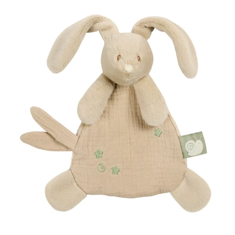 LouLou Mini Knuffelkonijn - Babydekentje - 25 cm - Zandkleur