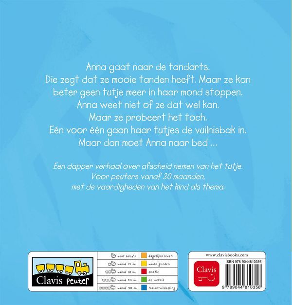Anna gooit haar tutjes weg