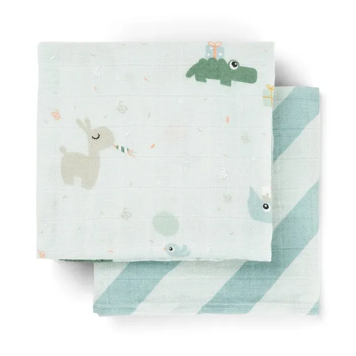 Don By Deer Spuugdoekjes (2 stuks) - Feestelijk - Blauw 3053362