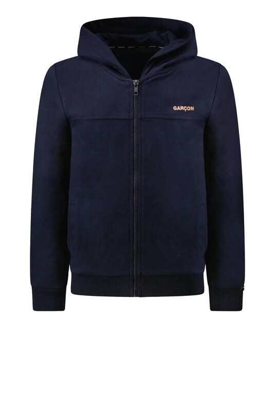 Garçon HOODED CARDIGAN - NAVY