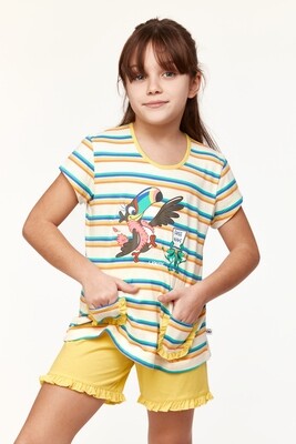 Woody Summer 23 Girls Toucan (striped)