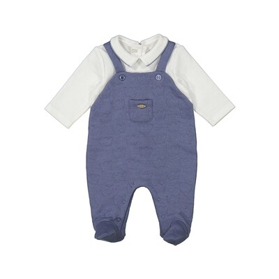 Mayoral baby boys winterblue Onesie salopette