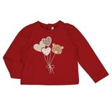 Mayoral Baby Girls T-shirt longsleeve viena red