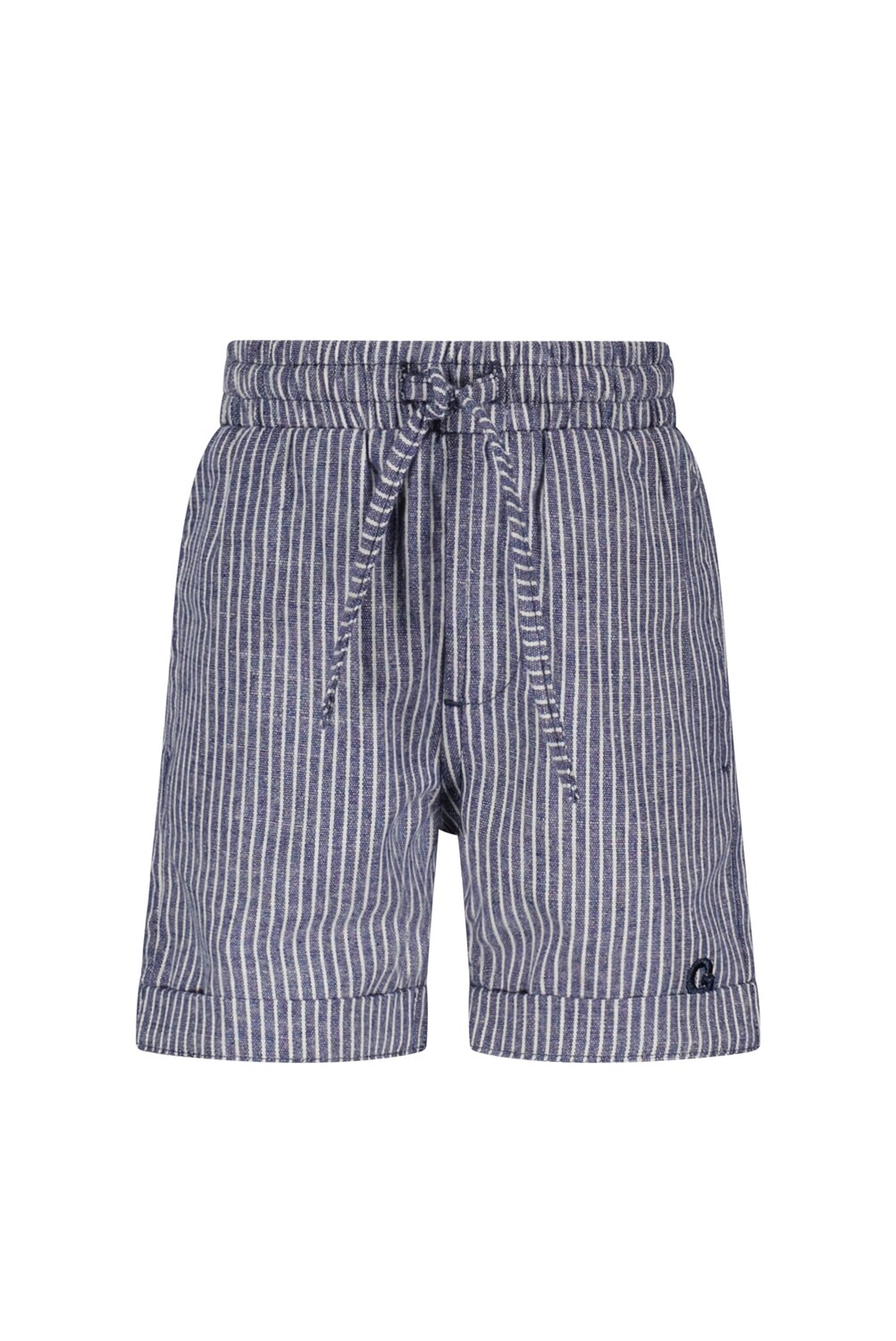 Garçon DEUCY striped shorts - Navy Stripes