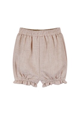 Le chic Baby girl DANSIE summer tweed shorts light capuccino