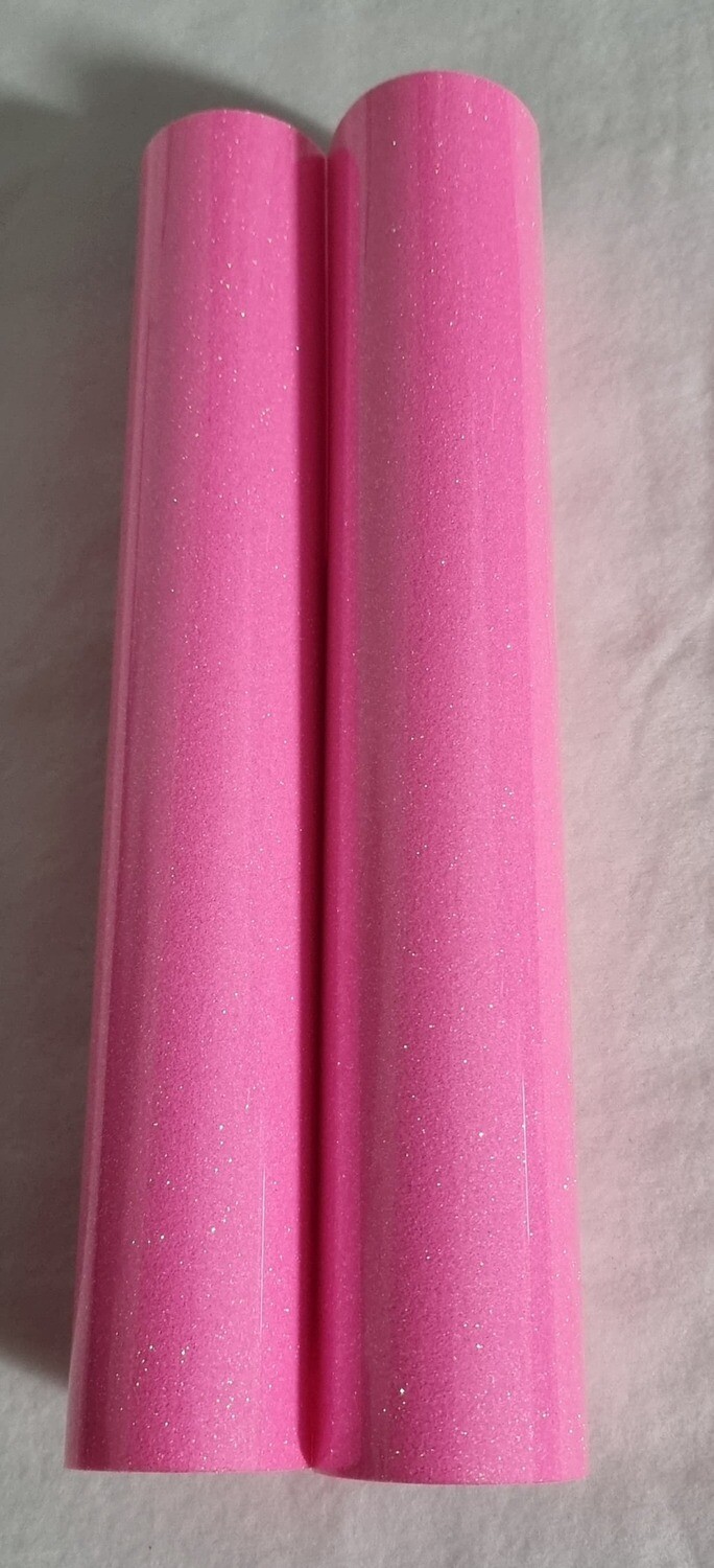Glitter neon pink