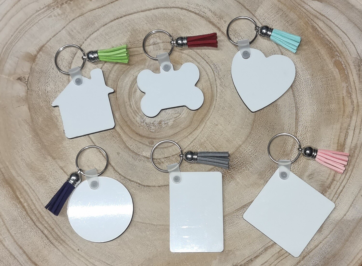 MDF sleutelhangers