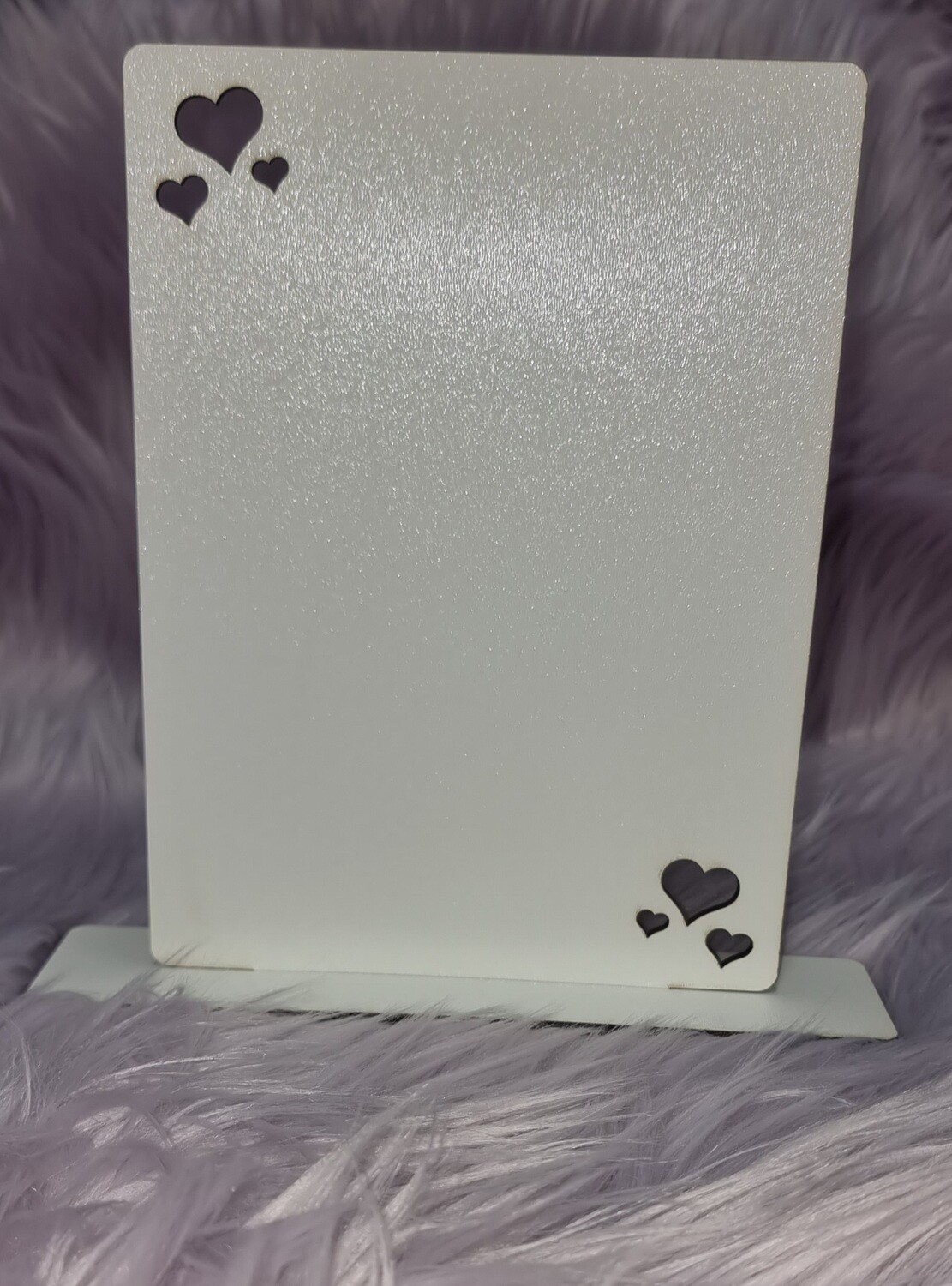 Tekstbord met hartjes