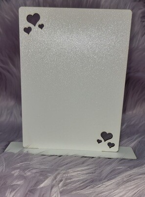 Tekstbord met hartjes
