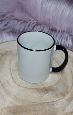 Mok 11oz zwarte oor