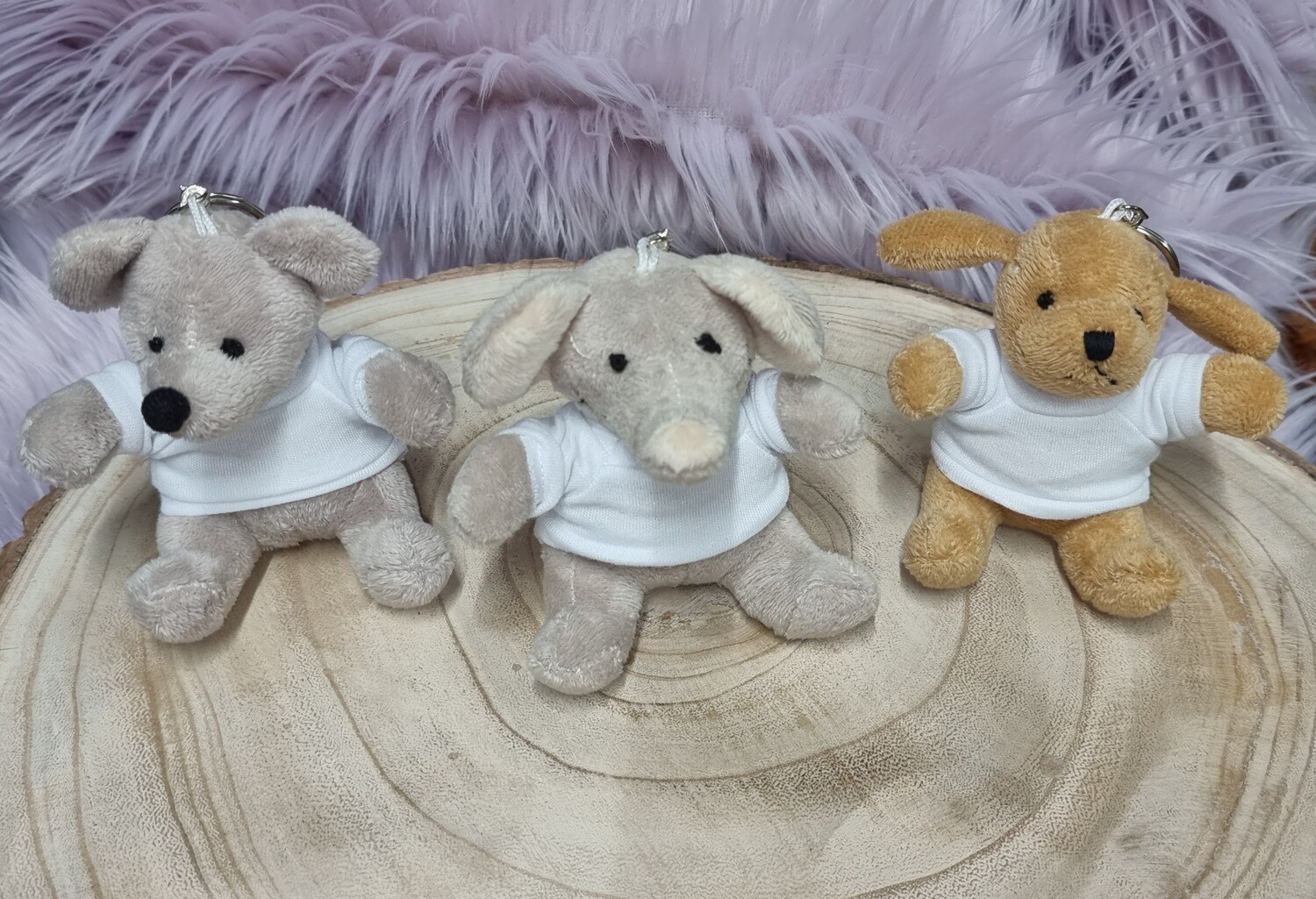 Pluche sleutelhangers